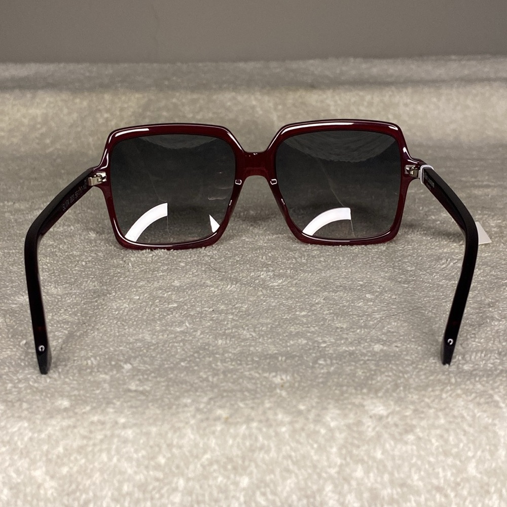 NEW IN BOX Saint Laurent 54mm Square Sunglasses in Brown [IN CASE] - Picture 5 of 8